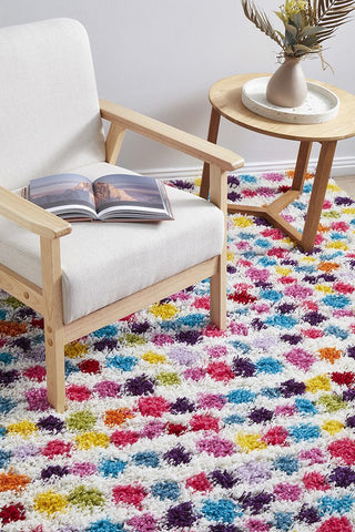 Vegas Dot Rug (Multi) by Rug Culture