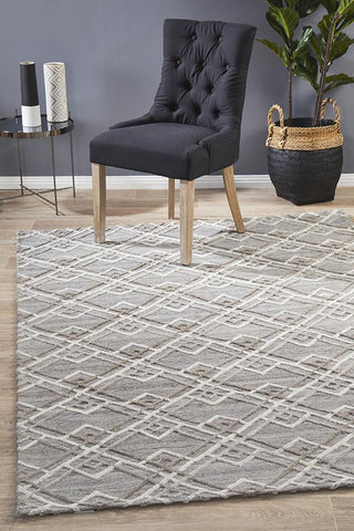 Visions 5054 Rug (Silver) by Rug Culture