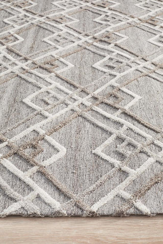 Visions 5054 Rug (Silver) by Rug Culture