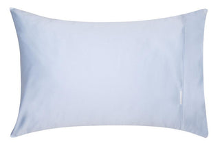 400TC Egyptian Cotton Sateen WEDGEWOOD Standard Pillowcase by Logan and Mason Platinum