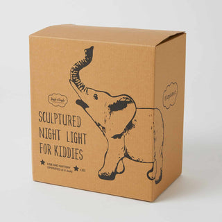 Kids Lamp Night Light Elephant by Jiggle & Giggle