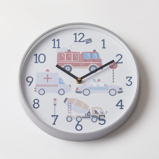 Transport Wall Clock by Jiggle & Giggle