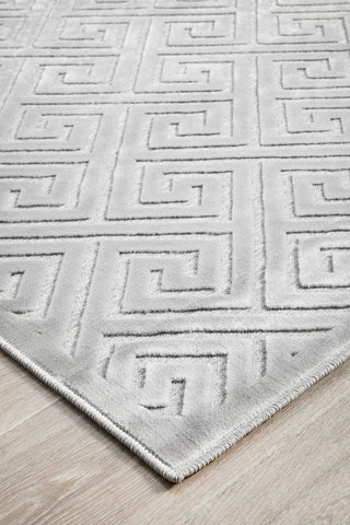 York Alice Rug (Silver) by Rug Culture
