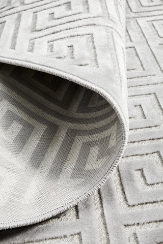 York Alice Rug (Silver) by Rug Culture