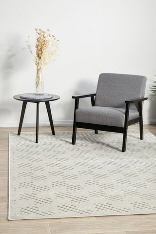 York Alice Rug (Natural White) by Rug Culture