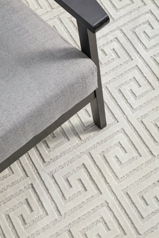York Alice Rug (Natural White) by Rug Culture