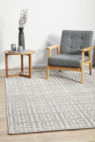 York Brenda Rug (Silver) by Rug Culture
