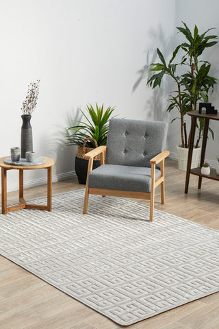 York Brenda Rug (Silver) by Rug Culture