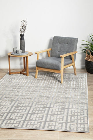 York Brenda Rug (Silver) by Rug Culture