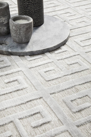 York Brenda Rug (Silver) by Rug Culture