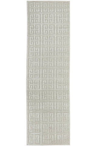 York Brenda Runner Rug (Natural White) by Rug Culture
