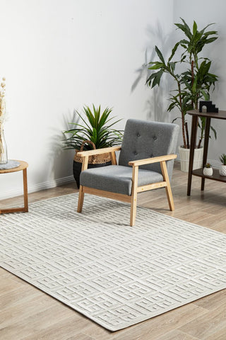 York Brenda Rug (Natural White) by Rug Culture