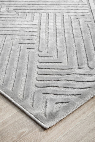 York Cindy Rug (Silver) by Rug Culture