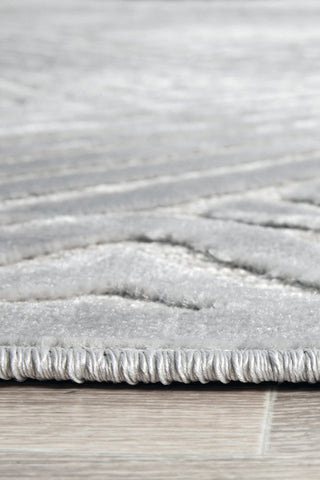 York Cindy Rug (Silver) by Rug Culture