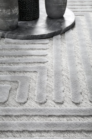 York Cindy Rug (Silver) by Rug Culture