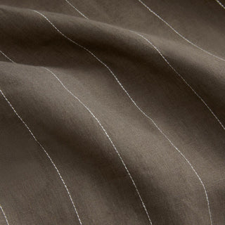 Abbotson Linen Stripe KHAKI Quilt Cover by Sheridan