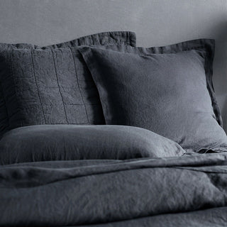 Abbotson Carbon Linen European Pillowcase Pair by Sheridan