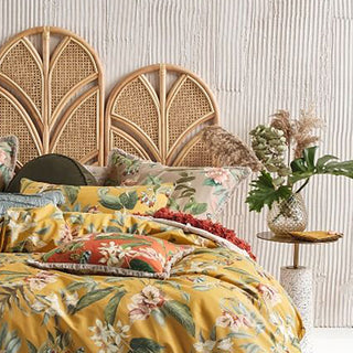 Anastacia Chai Quilt Cover Set by Linen House