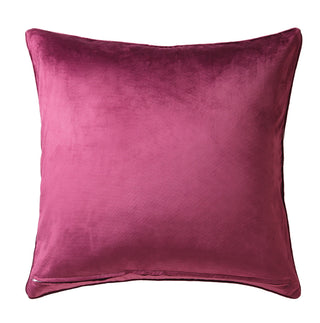 Antique Lattice Plum European Pillowcase by Florence Broadhurst 