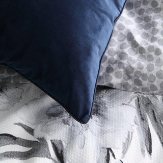 Bahama Silver Quilt Cover Set by Logan and Mason Platinum