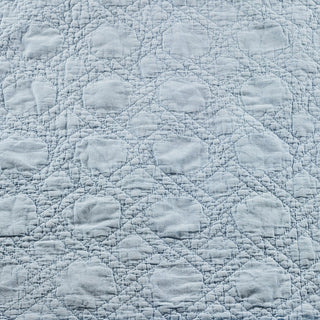Hayes Quilt Cover Set Soft Blue by Bianca