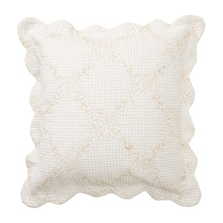 Belle Ecru European Pillowcase by Bianca