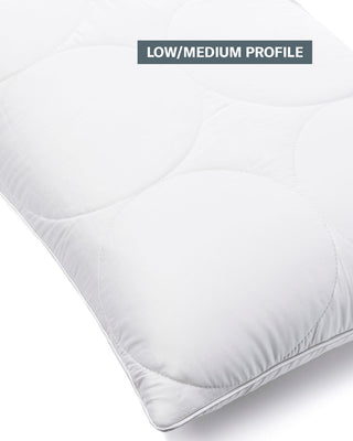 MiniJumbuk Breathe+ SUPPORT Wool Cotton Quilted Pillow