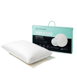 MiniJumbuk Breathe Wool Cotton Quilted Pillow LOW Profile