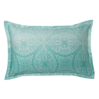 Byron Aqua European Pillowcases Pair by Logan & Mason