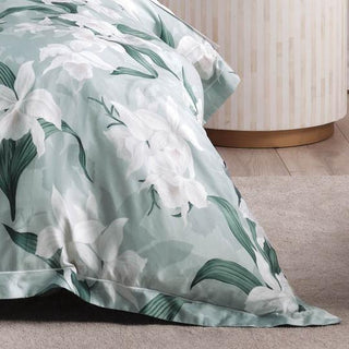 Cattleya Mist Quilt Cover Set by GRACE Linen House