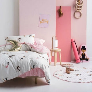  Childs Pose Quilt Cover Set by Hiccups