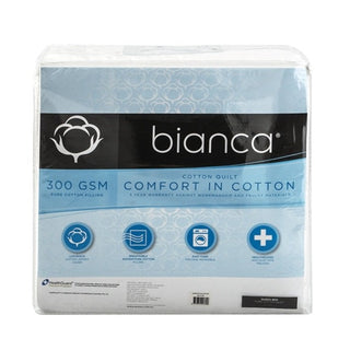 Comfort in Cotton 300gsm Summer Weight Quilt Bianca