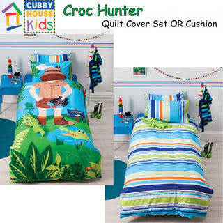 Croc Hunter Quilt Cover Set by Cubby House Kids