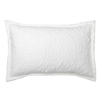 Delaney White Pillowcase Pair by Logan & Mason Ultima Collection