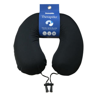 DUNLOPILLO Therapillo Premium Gel Memory Foam Neck Travel Pillow