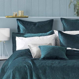 Dynasty Teal Coverlet by Bianca