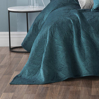 Dynasty Teal Coverlet by Bianca