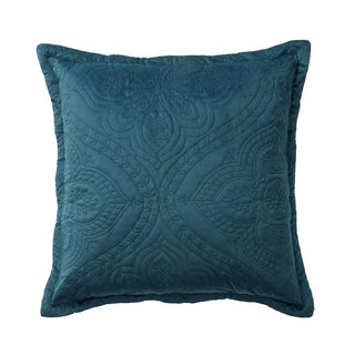 Dynasty Teal Matching Cushion 43 x 43cm by Bianca
