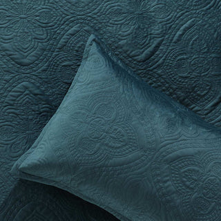 Dynasty Teal Coverlet by Bianca