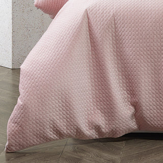 Elin Quilt Cover Set Range Dusty Pink