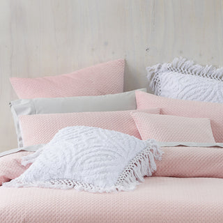 Elin Quilt Cover Set Range Dusty Pink