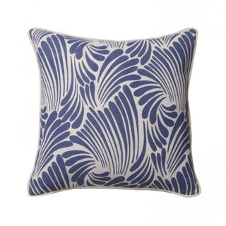 Fingers Navy Square Filled Cushion by Florence Broadhurst