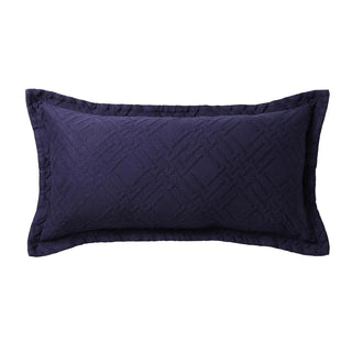 Fitzroy Navy Long Filled Cushion