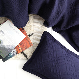 Fitzroy Navy Quilt Cover Set