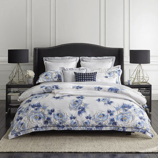 Floral Navy Quilt Cover Set By Wedgwood