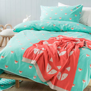 Foxy Throw Rug by Hiccups