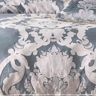 Dionisia Blue Quilt Cover Set by GRACE Linen House