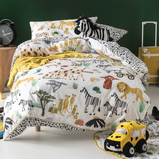 In with the herd Sheet Set by Hiccups Planet Linen