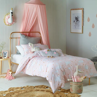 Swan Princess Quilt cover Set by Jiggle and Giggle