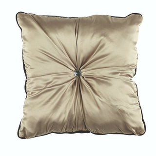 Juliette Taupe Square Cushion 43 x 43cm by Bianca